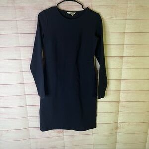 Boden Navy Blue Ribbed Pocket Dress Size 0R‎